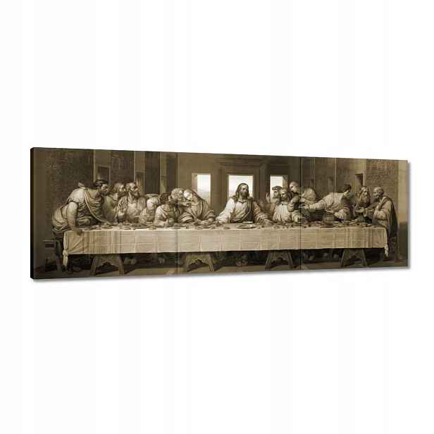 Obrazy 120x40 Poslední Večeře Ježíš