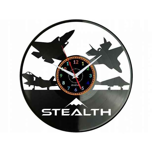 Stealth Dárek Originální dekorace do domu Hodiny z vinylové desky