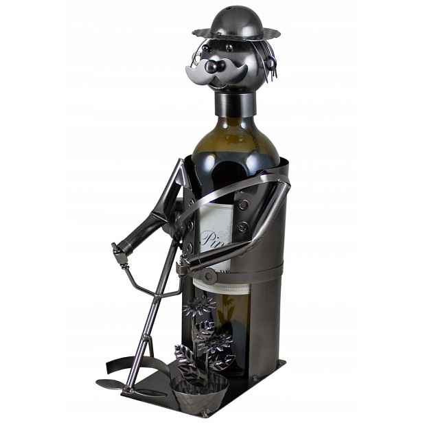 Stojan na láhev na alkohol „Zahradník“ Wine botel holder W84