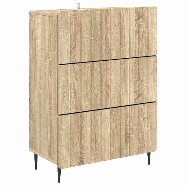 vidaXL Skříň se zásuvkami 66 x 34,5 x 92 cm Kompozitní dřevo