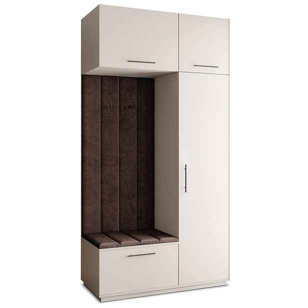 MASSENO MODERNÍ PŘEDSÍŇOVÁ SESTAVA REMA, 120/240/60 cm, kašmírová