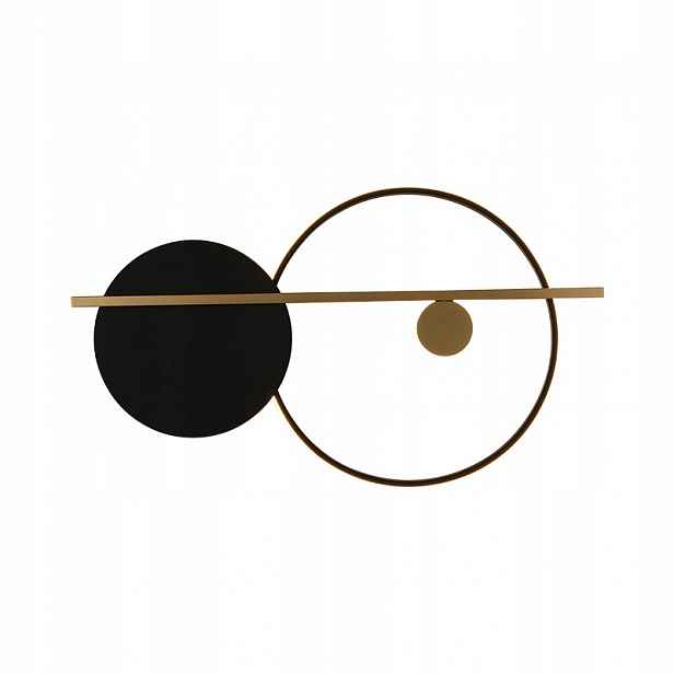 Acorde nástěnné svítidlo 46 cm geometrické Led moderní dekorativní černé