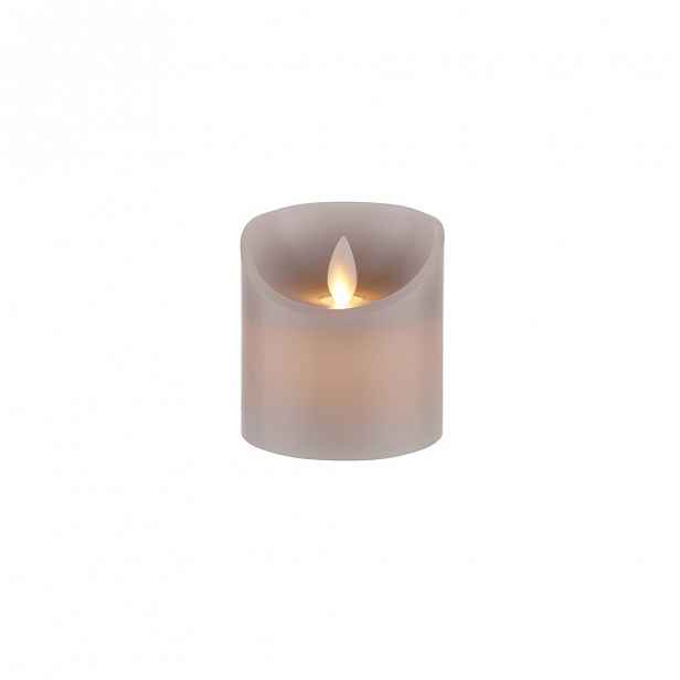 Butlers GLOWING FLAME LED Svíčka 8 cm - šedá