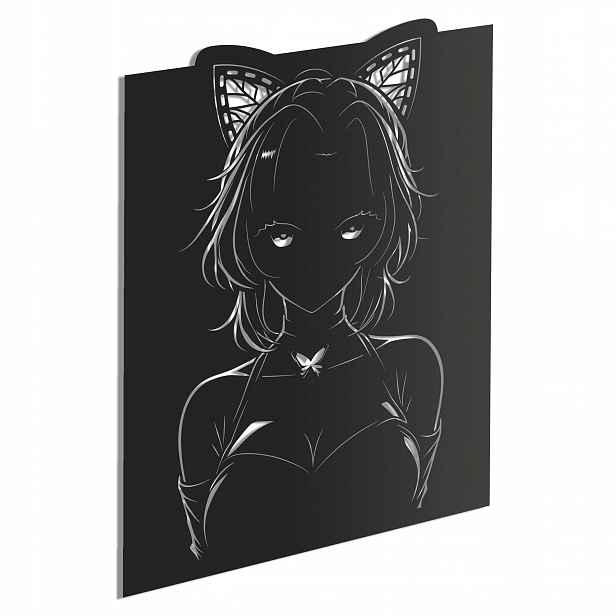 Shinobu Kocho Dřevěný obraz Anime Demon Slayer Meč zabijáka démonů