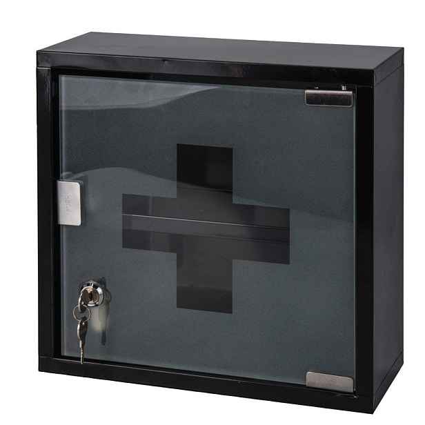 Storage Solutions Kovová lékárnička STORAGE 30x30 cm černá