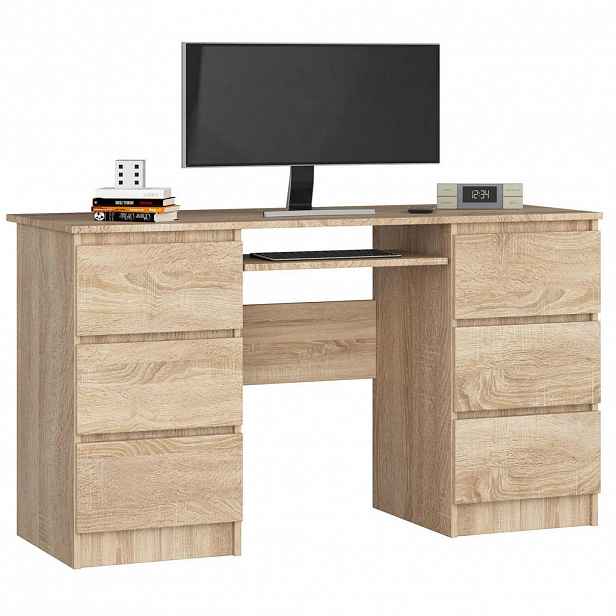 RAUMHIRSCH FURNITURE PSACÍ STŮL Dub Sonoma 77/135/50