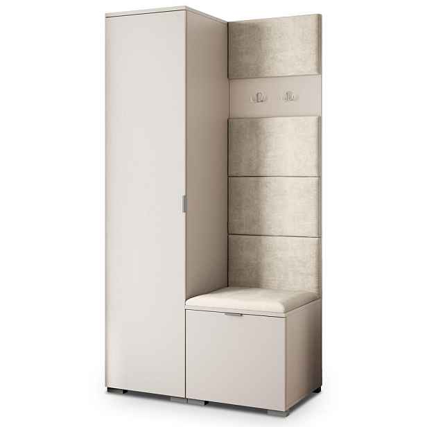 MASSENO MODERNÍ PŘEDSÍŇOVÁ SKŘÍŇ LORI, 95/181/51 cm, kašmírová