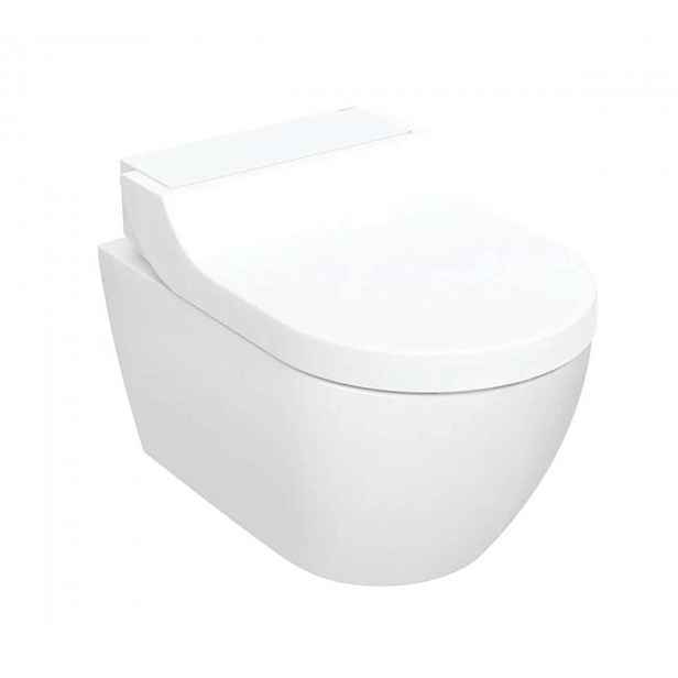 Geberit AquaClean - Elektronický bidet Tuma Comfort s keramikou, závěsný, TurboFlush, SoftClosing, KeraTect, bílá 146.290.11.1