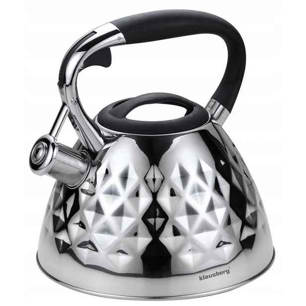 Klausberg Konvice 3L KB7413 Ocel Inox Do Kuchyně Gaz Elektrická