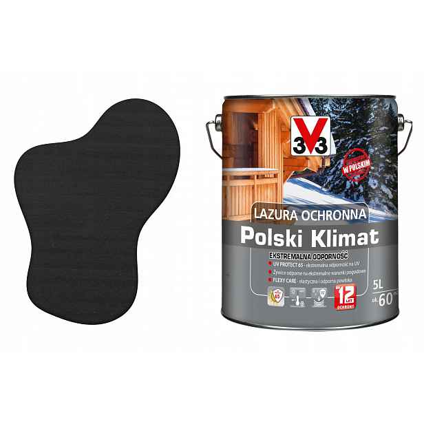 3V3 Výkonný lakovací nátěr pro střešní krytinu Impregnát na vodu Uv pro dřevo Extra Eko
