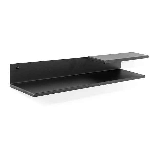Černá patrová ocelová police 67,5 cm Folio – Spinder Design