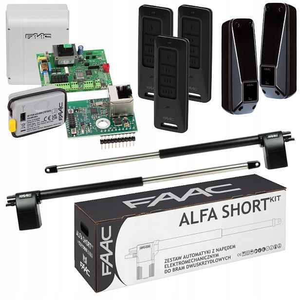 Faac Alfa Short+ Xwbl- WiFi Lan+ Pilot 3ks pohon dvoukřídlé brány