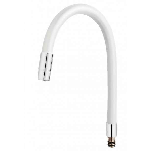Novaservis - Hadice ke dřezové baterii, bílá/chrom W100W-B