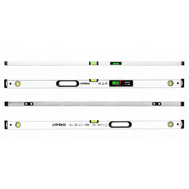 Vodováha PRO900 S Elektronickým Čtením A Magnety 120 CM