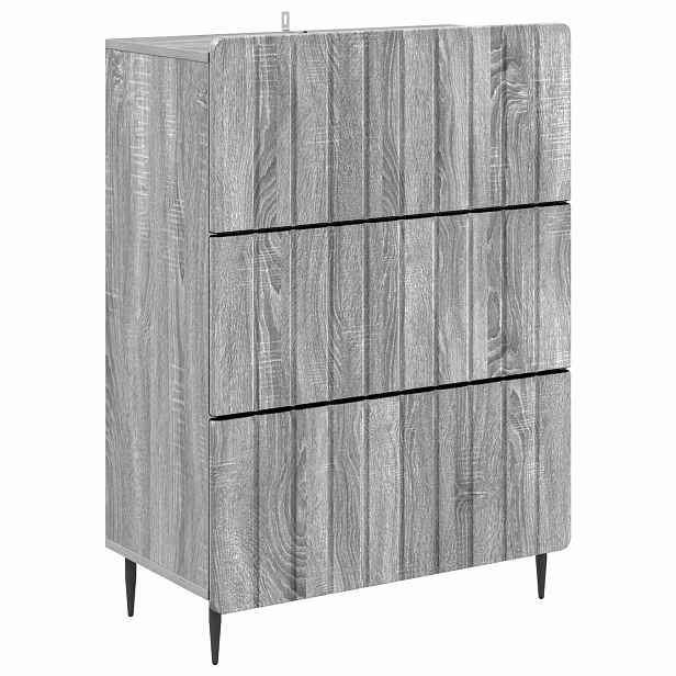 vidaXL Skříň se zásuvkami 66 x 34,5 x 92 cm Kompozitní dřevo