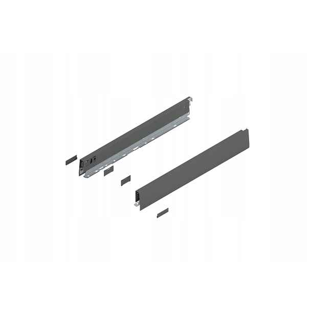 Blum 470N5002S Bok Merivobox, výška N (68.5 mm) 500 mm antracit mat
