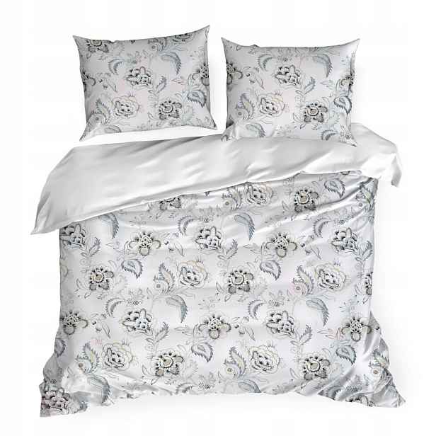 Povlečení Spring 160x200 Eurofirany modré, stylizované květy