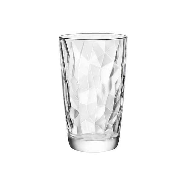 sklen. 470ml, 1ks, DIAMOND čirá, Cooler, Bormioli