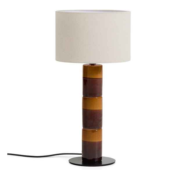 Stolní lampa s textilním stínidlem (výška 61,5 cm) Mavran – Kave Home