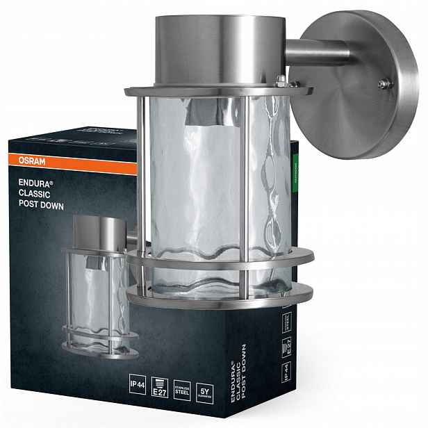 Zahradní nástěnné svítidlo Fasádní lampa Venkovní lampa E27 Hliník IP44