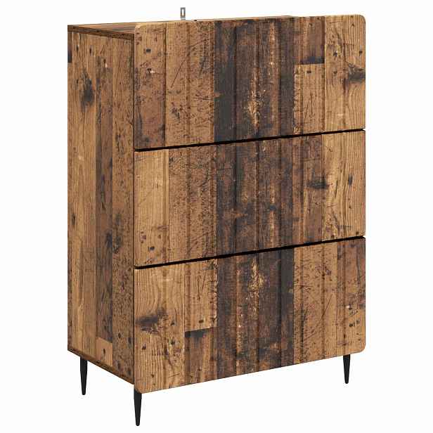 vidaXL Skříň se zásuvkami 66 x 34,5 x 92 cm Kompozitní dřevo