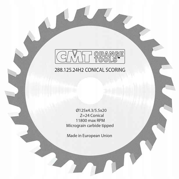 Cmt Trapézový podřezávač 125x20x24Z 4.3 5.5 mm