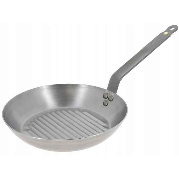 grilovací pánev de Buyer Mineral B 32 cm ocel, uhlíková indukce