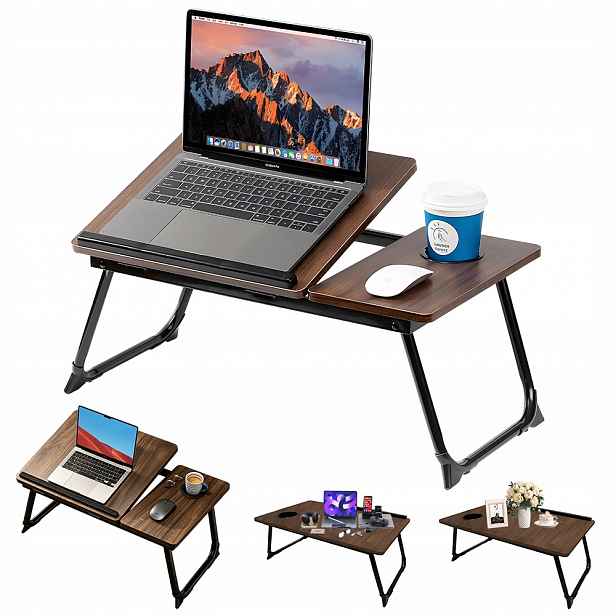 Skládací stůl Turistický stůl 5 úrovní nastavení Stolek pod notebook