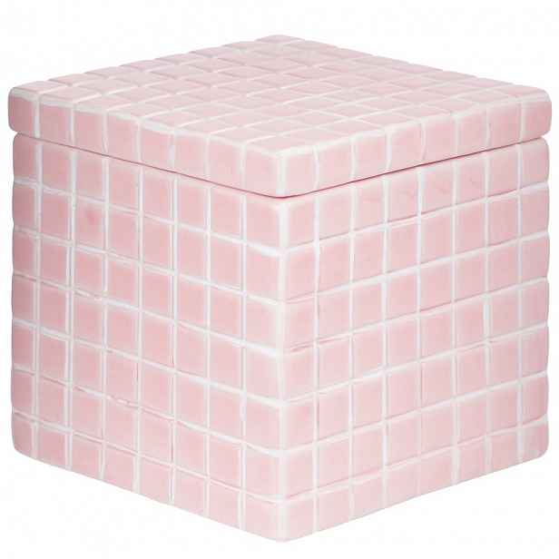 TILES Dóza 550 ml - růžová