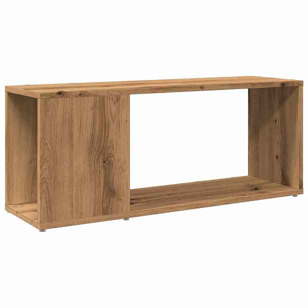 vidaXL TV stolek dub artisan 80x24x32cm cm kompozitní dřevo