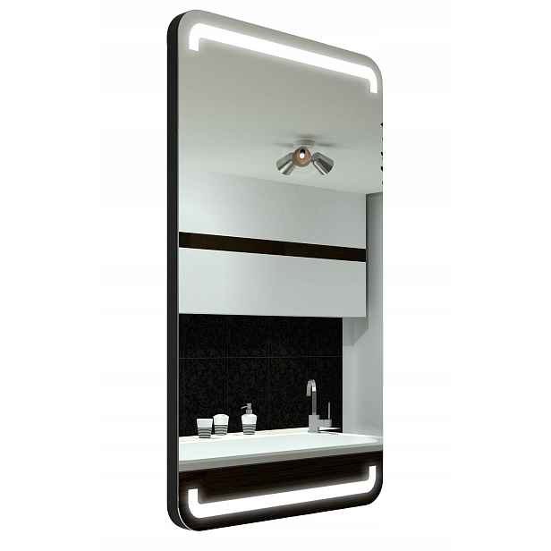 Zaoblené Led Zrcadlo Milan s krytem 60x90 cm
