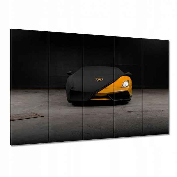 Obrazy 100x70 Oranžové auto