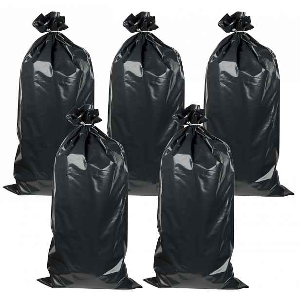 GTEX Pytle na suť PE 120 l – 5 ks, 200 µm, 60 × 120 cm, vysokopevnostní 3400/6