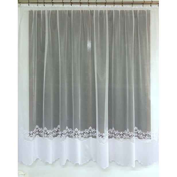 Mg Záclona 628/72 Bílá 250X250 cm hotová s páskou M