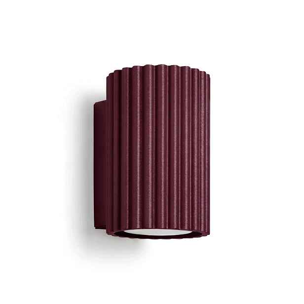 Nástěnná lampa Karbon 10 burgundská