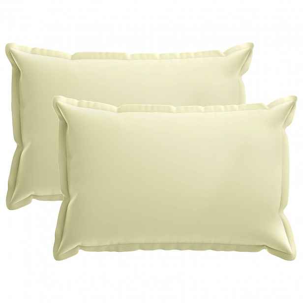 vidaXL Povlak na polštář 2 ks HOUTEN Krémová 30 x 50 cm Polyester