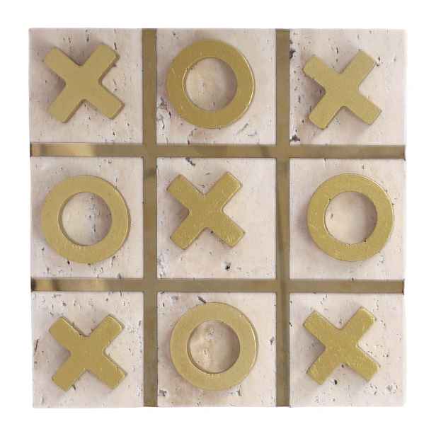 Kamenná drobná dekorace Tic Tac Toe – PT LIVING