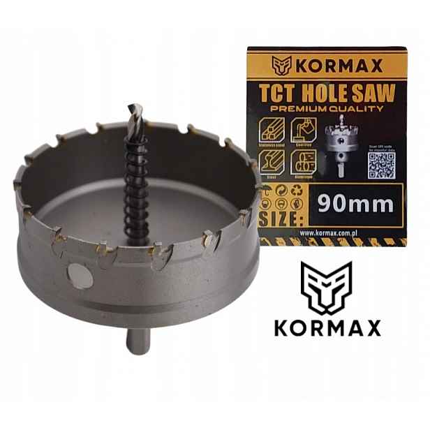 Korunkový Vrták vrták 90 mm jádrový vrták Tct karbid 90x25 Tct Korunkový Vrták Pila