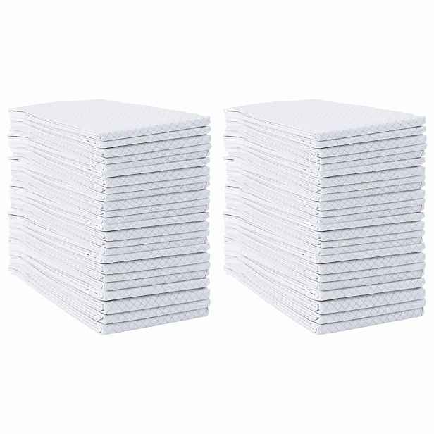 vidaXL Netkaná textilní podložka pro domácí zvířata 50 ks 120 x 80 cm