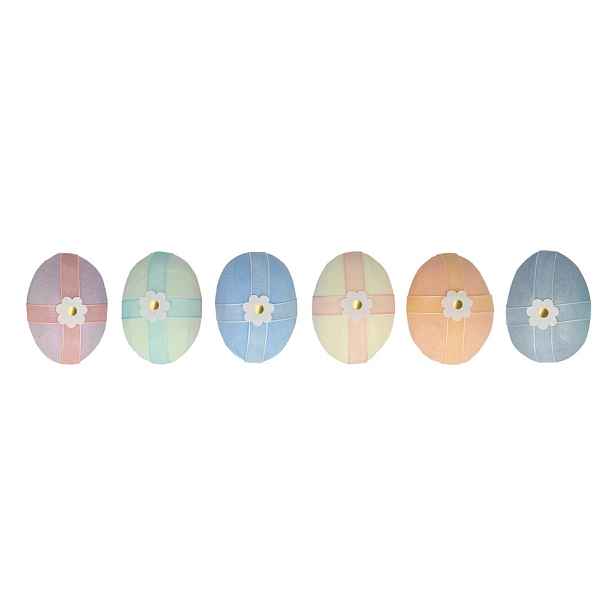 Velikonoční dekorace v sadě 6 ks Surprise Eggs – Meri Meri