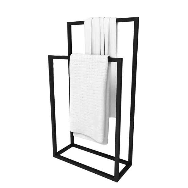 Casarredo Věšák na ručníky HERBERT - černá