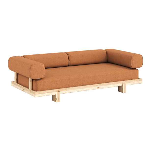 Oranžová pohovka 214 cm Stay – Karup