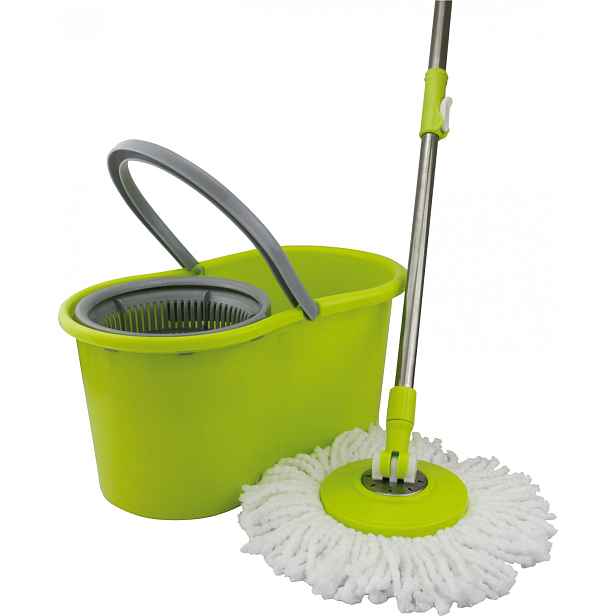 Rotační mop Mopio Long – ždímací mop na podlahy s teleskopickou tyčí 3410