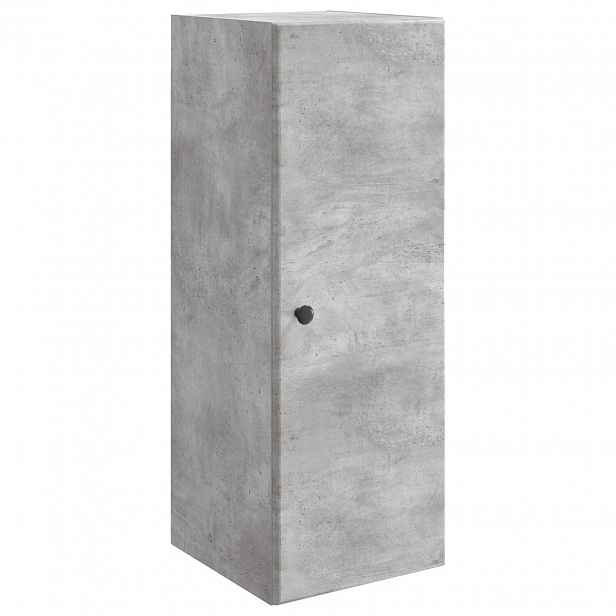 vidaXL Nástěnná skříň 33 x 34,5 x 90 cm Kompozitní dřevo Betonově šedá