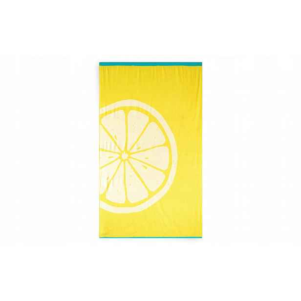 Plážový ručník 100x160 Citron žlutý citron bavlna
