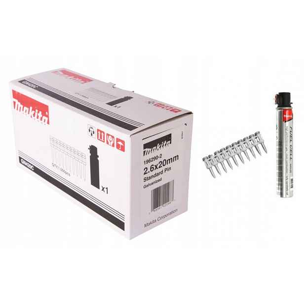 Hřebíky Na Betonu 2,6x20 Plyn Pro GN420CLSE Makita
