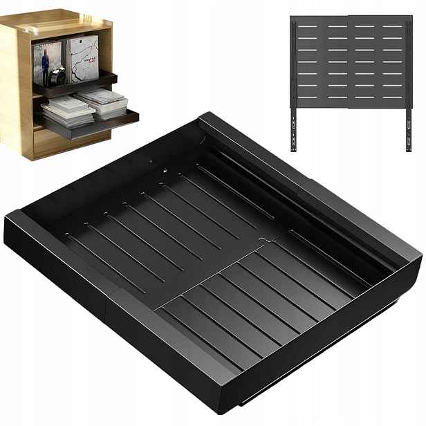 Šuplík Bez Vrtání 30-50 CM Plný Výsuv Tichý