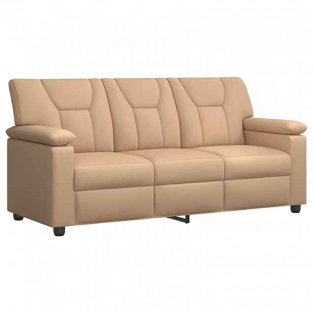 vidaXL Pohovka Cappuccino 191 x 85 x 93 cm Umělá kůže