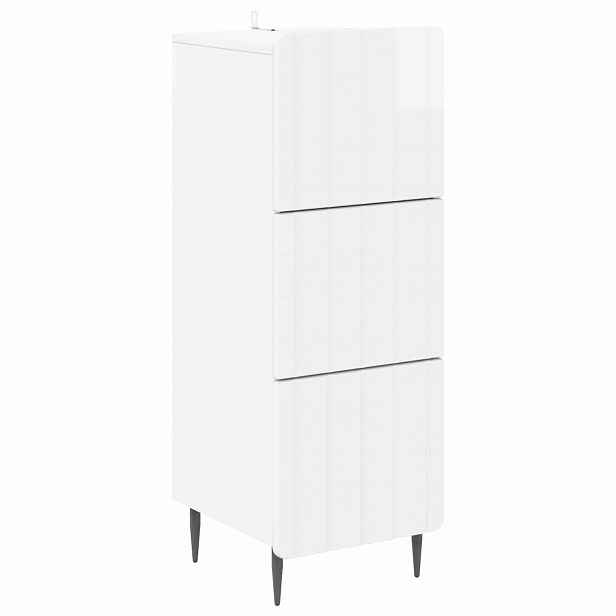 vidaXL Skříň se zásuvkami 33 x 34,5 x 92 cm Kompozitní dřevo
