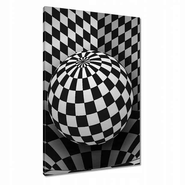 Obrazy 60x90 Abstrackja černobílá